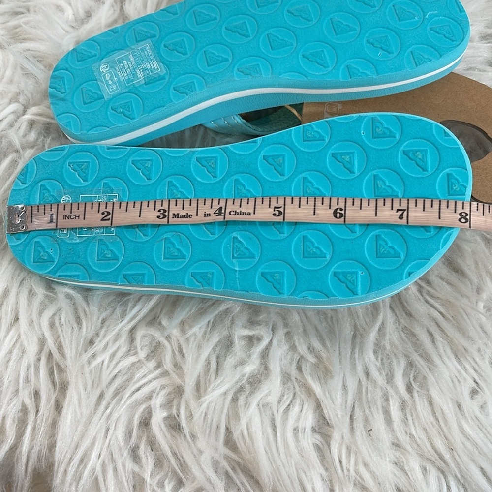Roxy Girls Vista Flip Flops Sandals Size 1 NEW - Picture 8 of 10